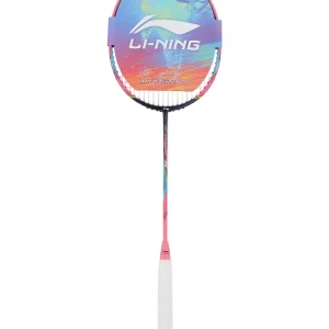 Raquette De Badminton Li-Ning Windstorm 74 Rose (Non Cordée)