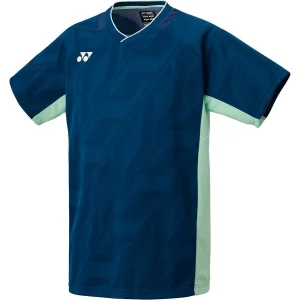 T-Shirt Yonex 10632EX Homme Bleu - Col Rond, 100% Polyester, Évacuation Transpiration