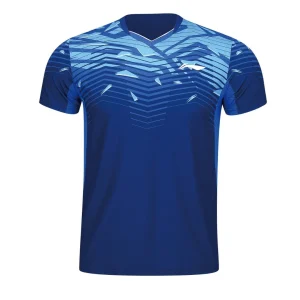 T-SHIRT  LI-NING CHAMPION BLUE STRIPE