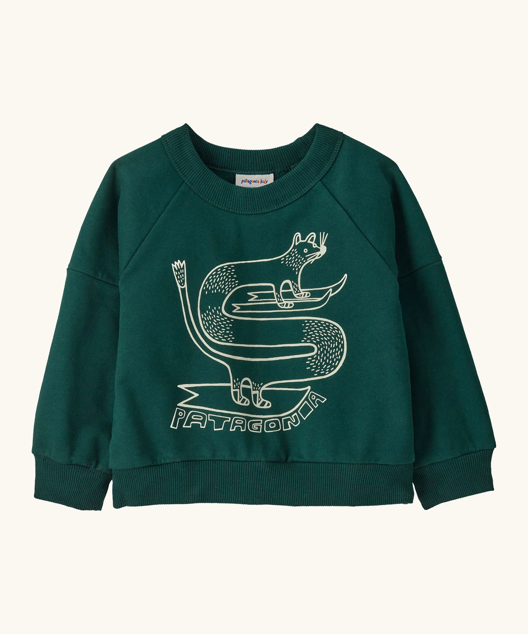 Patagonia Baby Crew Sweatshirt - Skisel: Cascade Green
