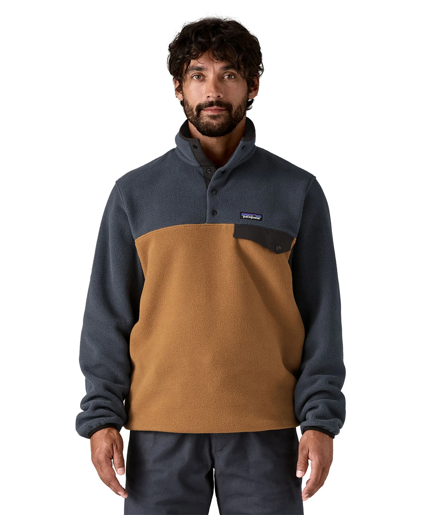 Patagonia Men’s Lightweight Synchilla® Snap-T Fleece – Deer Brown