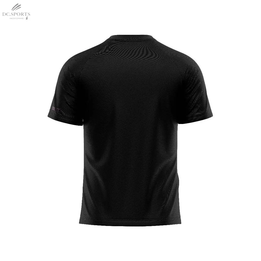 T-Shirt Noir Unisexe Felet H 73 – Technologie Dry Fit, Idéal Pour Entraînements Intenses