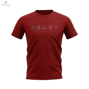 T-Shirt Felet H 73 Rouge Unisexe Avec Technologie Dry Fit Pour Sports Intenses