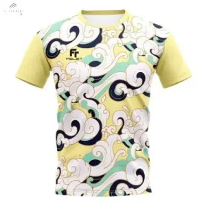 T-Shirt Performance Felet Jaune Unisexe