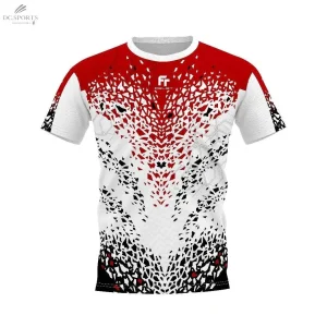 T-Shirt Pour Homme Felet RN 3610 Rouge - Maillot Légère Avec Technologie Dry Fit