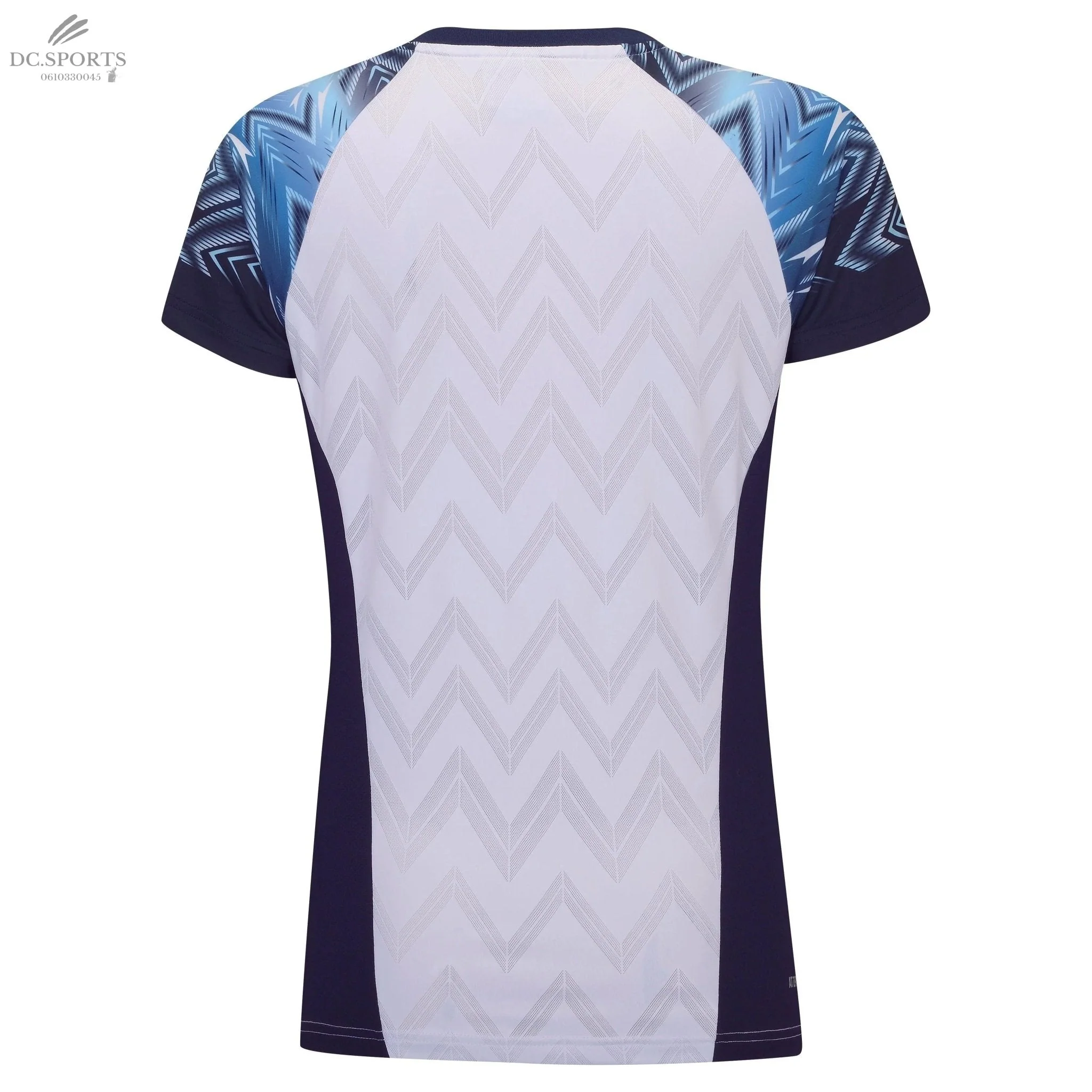 T-Shirt Femme LI-NING AAYS058-1 en Polyester 91% & Elastane 9% avec Technologie AT Dry Base