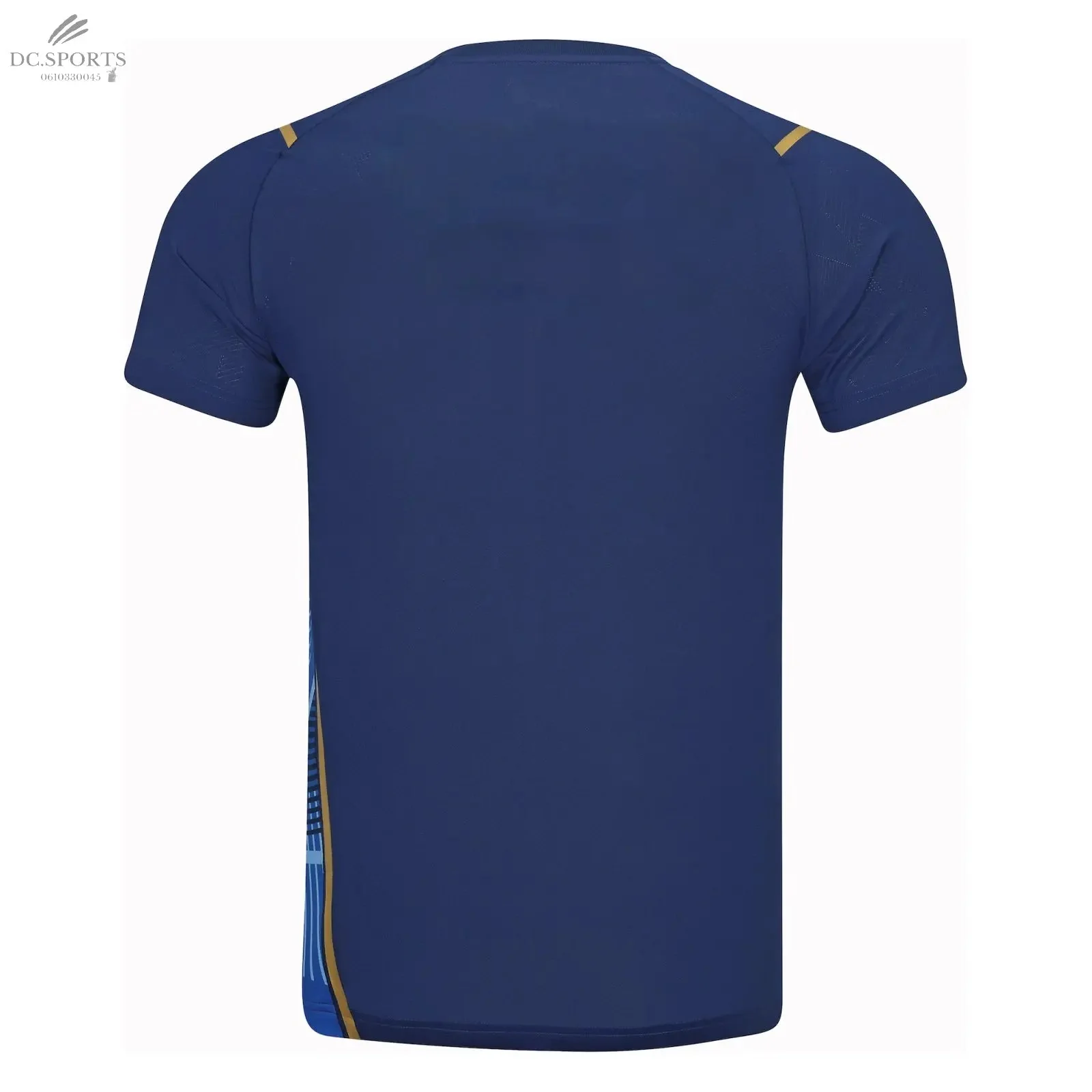 T-Shirt Li-Ning Homme en Bleu Indigo – Tissu Texturé 3D Antibactérien et Ergonomique