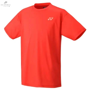T-Shirt Yonex Homme Team YM0045 Rouge - Confort Respirant, Protection UV, Liberté de Mouvement
