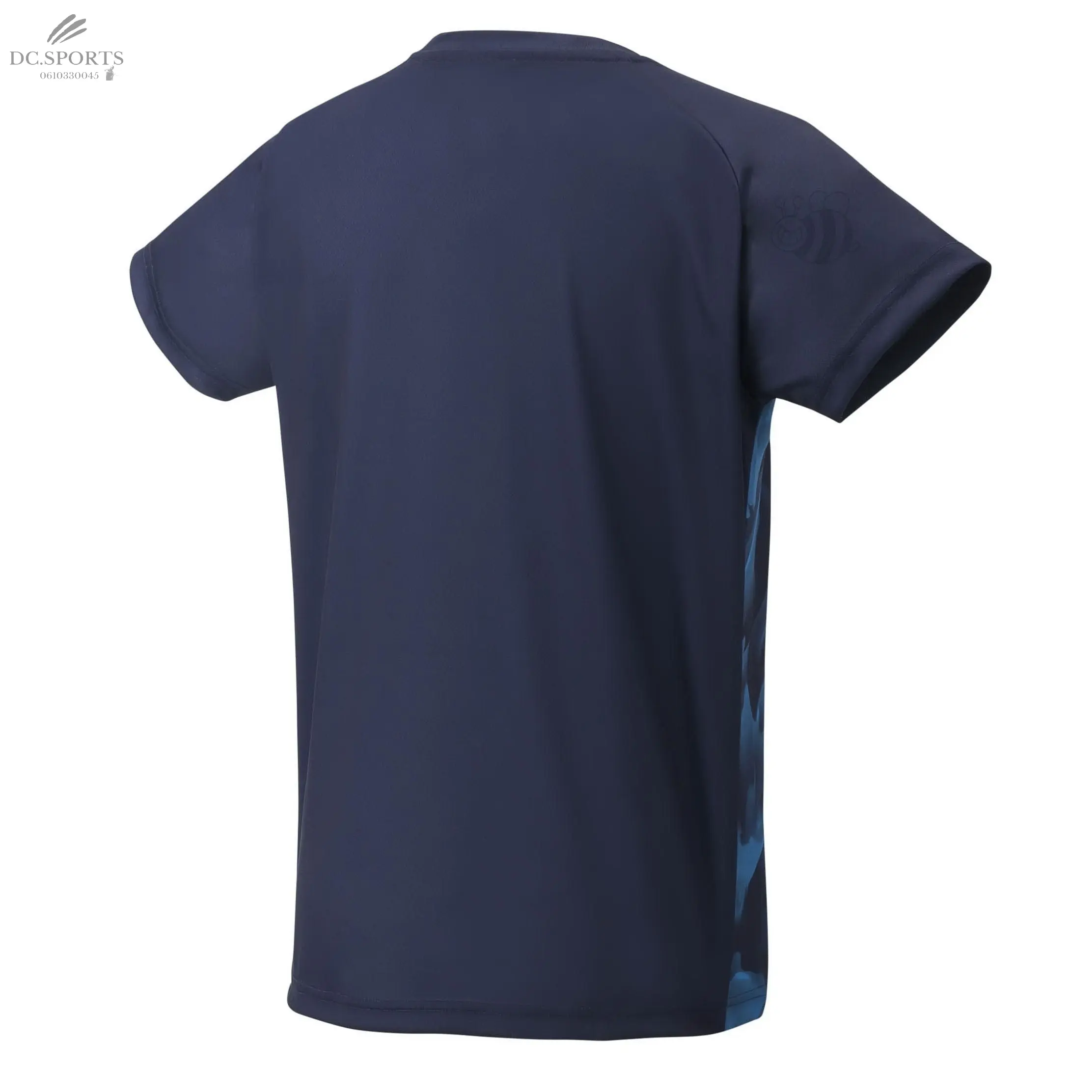 T-Shirt Femme Yonex YW0033EX Bleu – Col Rond, 100% Polyester, Confort Optimal Sportif