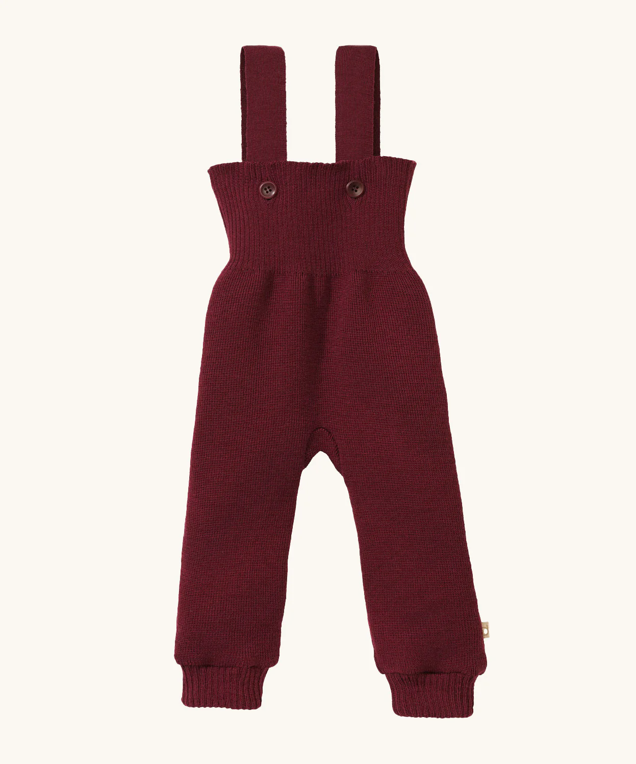 Disana Merino Wool Dungarees - Cassis