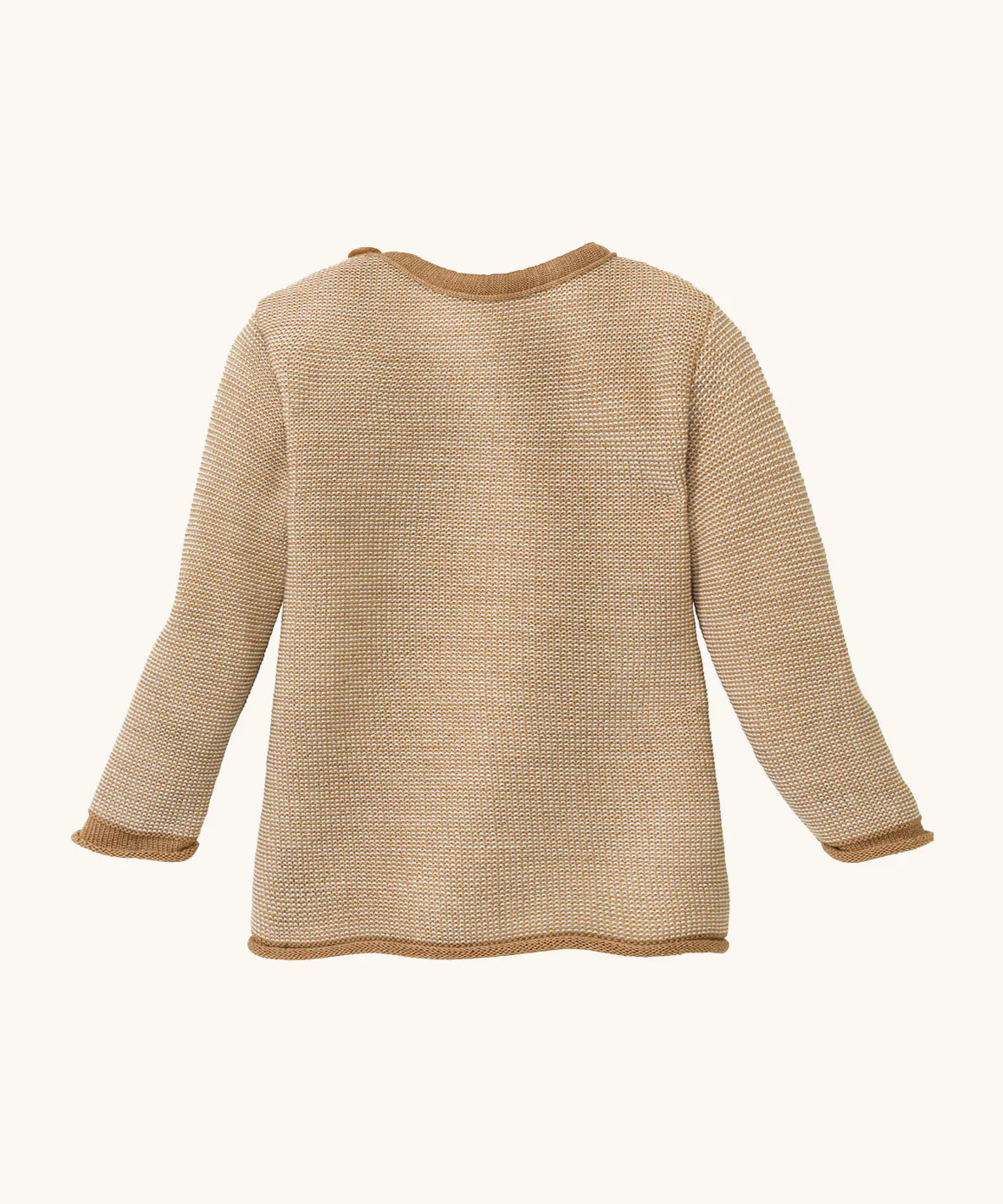 Disana Merino Wool Melange Jumper – Caramel / Natural