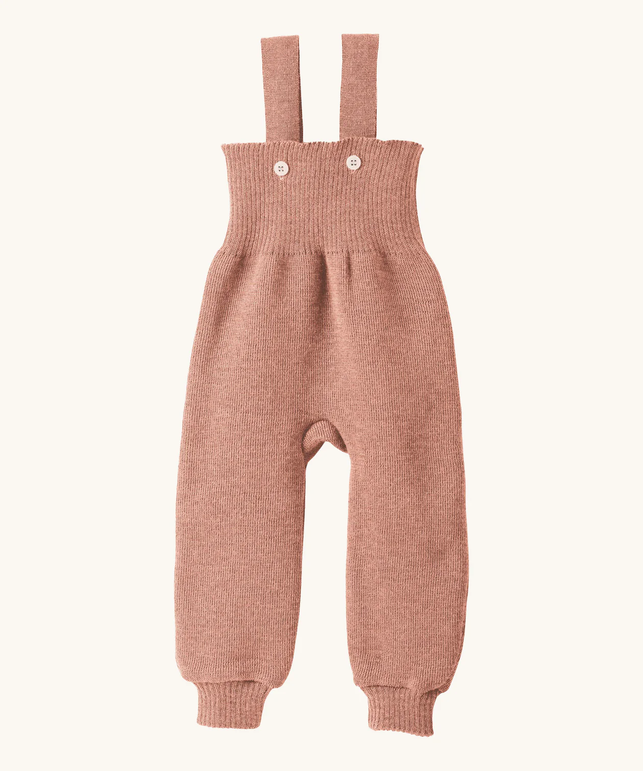 Disana Merino Wool Dungarees - Rose