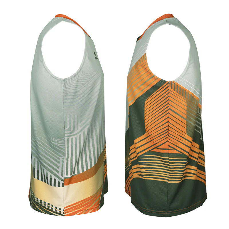 DÉBARDEUR MASCULIN APACS SL 22229 ORANGE – Image 3