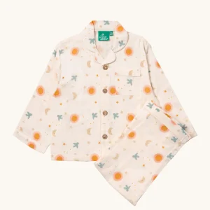 Little Green Radicals Classic Pyjamas - Moon And Sun