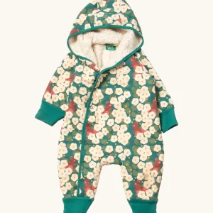 Little Green Radicals Sherpa Fleece Snowsuit - Hedgerow