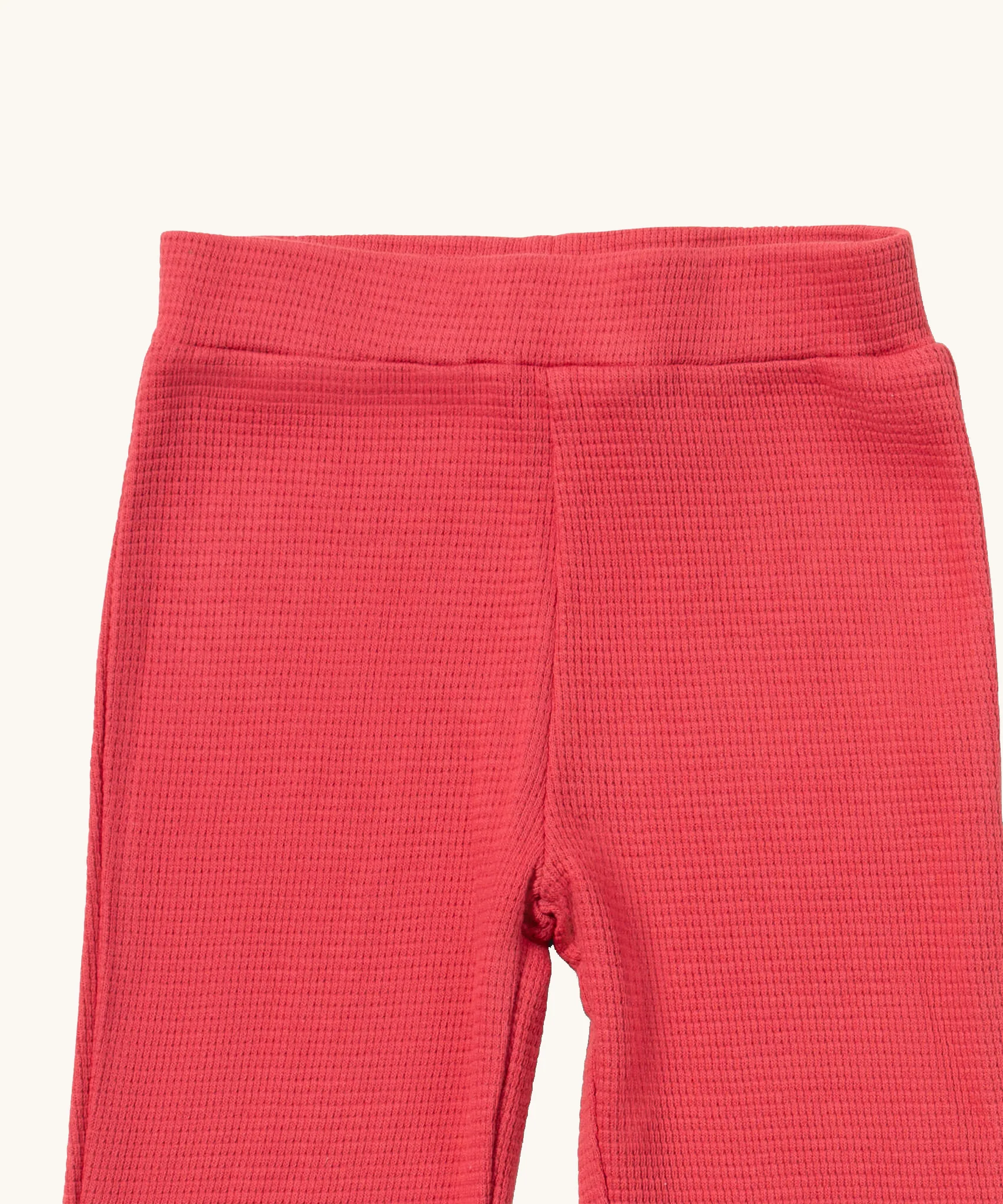 Little Green Radicals Waffle Leggings – Holly Berry Pink