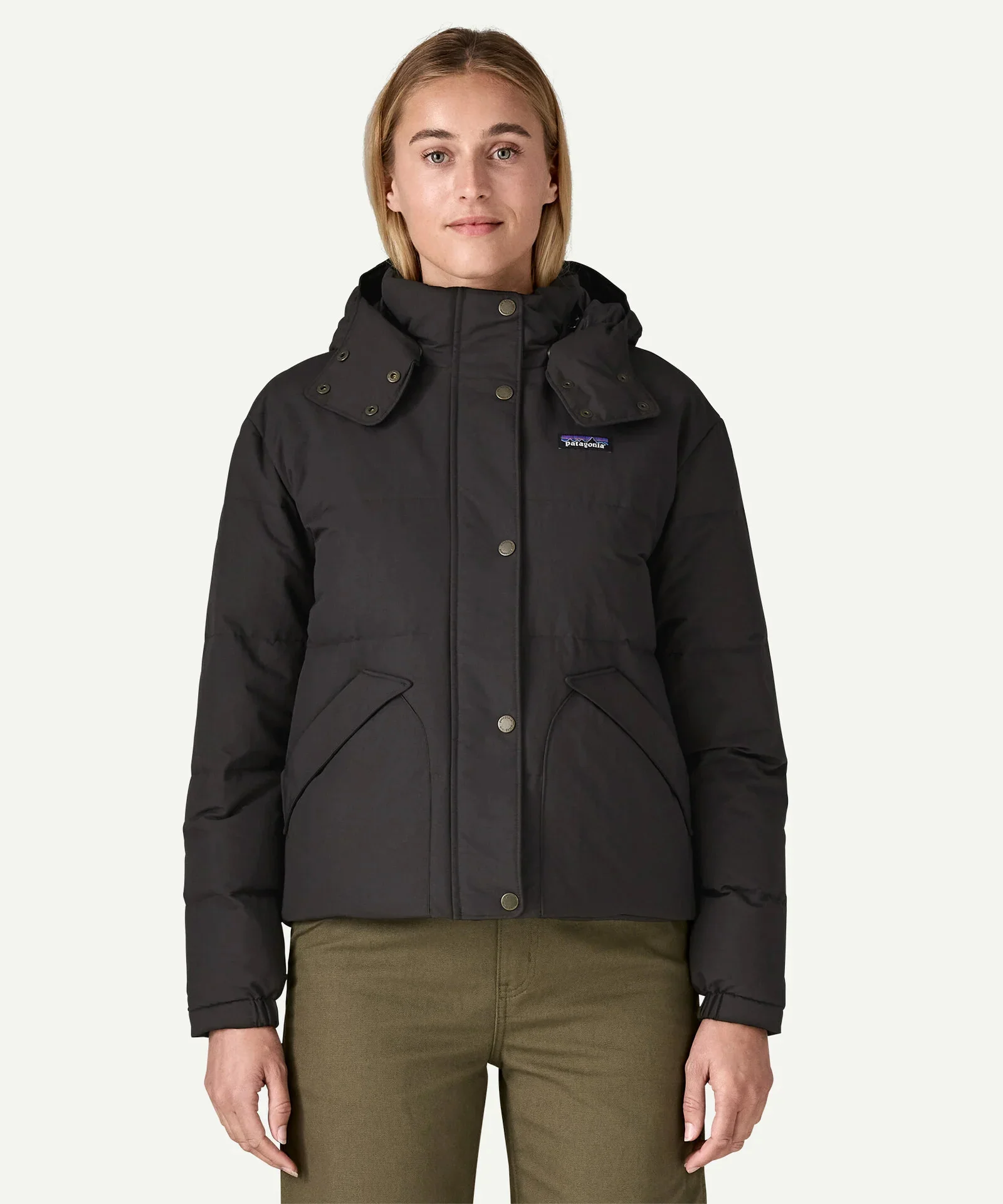 Patagonia Women&rsquo;s Downdrift Jacket – Oar Tan / Seabird Grey