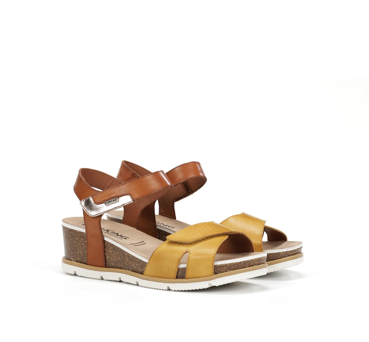 GOLD D9512 Sandale Jaune