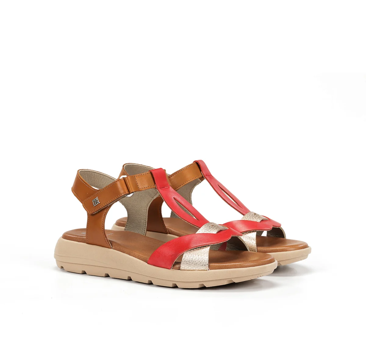 GANDIA D9466 Sandale Rouge