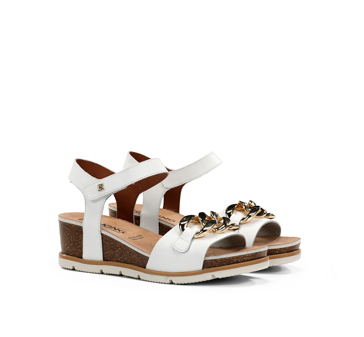 GOLD D9511 Sandale Blanc