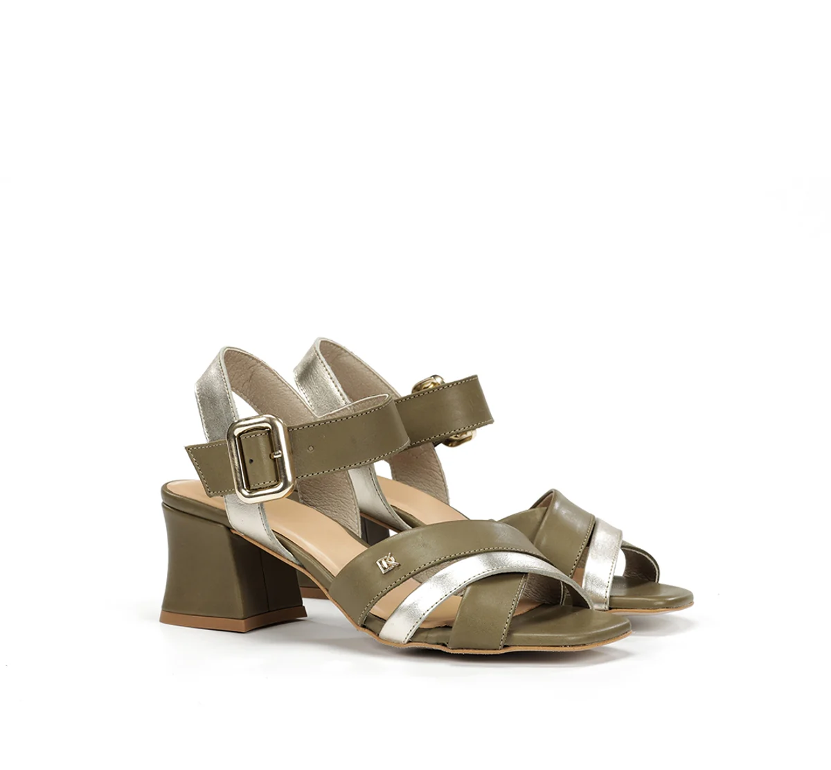 LARUS D9461 Sandale Verte